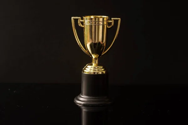 Trophy Replica Isolated Black — Stock Photo, Image