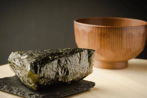 Nigiri Ook Bekend Als Musubi Nigirimeshi Rijstbal Een Japans Voedsel — Stockfoto