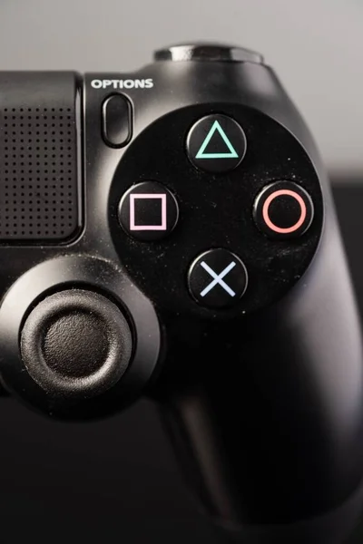 Colpo Chiuso Del Controller Dualshock Playstation Playstation Console Gioco Più — Foto Stock