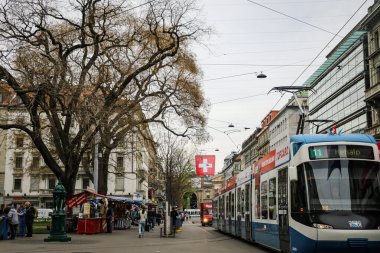 güzel şehir Zürih, İsviçre