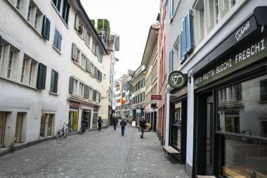 güzel şehir Zürih, İsviçre