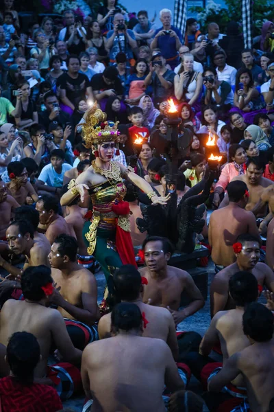 Kecak Fire Dance Jedním Balis Nejikoničtějších Uměleckých Představení Známý Pro — Stock fotografie