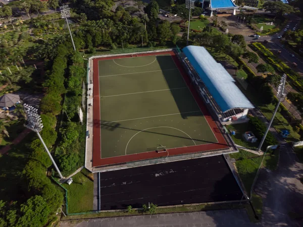 Flygfoto Över Sarawak State Hockey Stadium Eller Lokalt Känd Som — Stockfoto