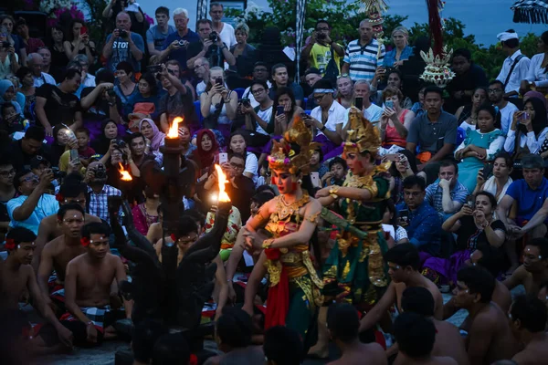 Kecak Fire Dance One Balis Most Iconic Art Performances Famous — Stock Photo, Image