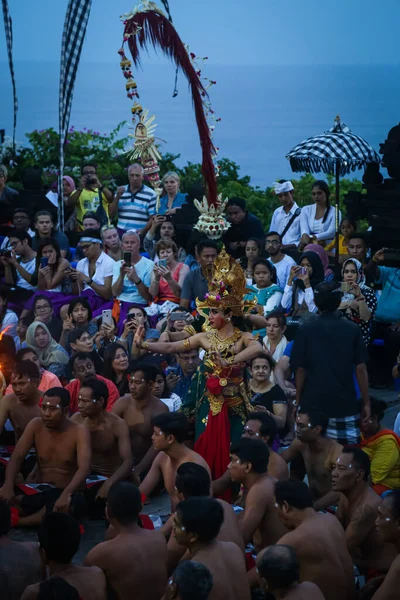 Kecak Fire Dance Jedním Balis Nejikoničtějších Uměleckých Představení Známý Pro — Stock fotografie