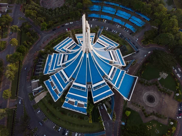 Vista Aerea Dell Edificio Majlis Bandaraya Kuching Selatan Situato Nei — Foto Stock