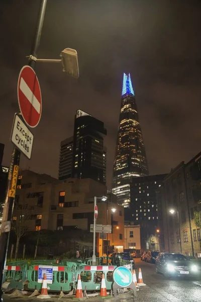 Shard Londýn Nejvyšší Budovou Velké Británii — Stock fotografie