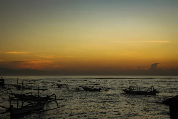 Nascer Sol Sanur Sindhu Beach Bali — Fotografia de Stock