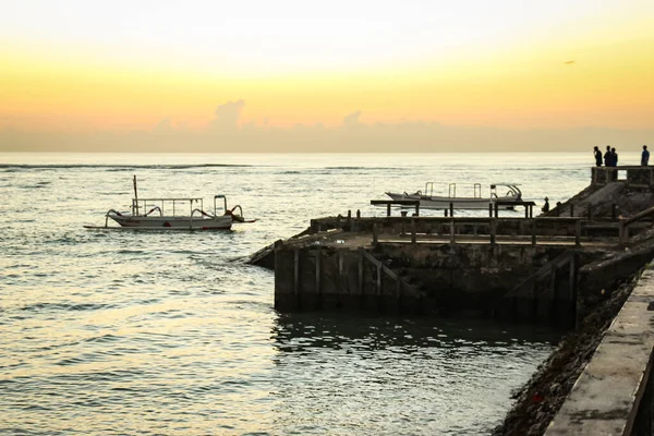 Salida Del Sol Sanur Sindhu Beach Bali — Foto de Stock