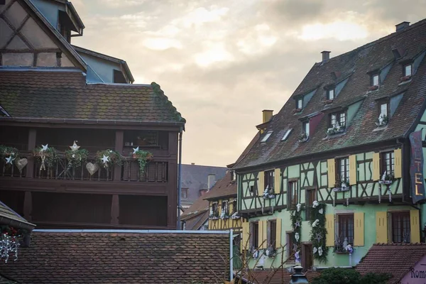 Prachtige Stad Alsace Colmar Tijdens Kerstmis — Stockfoto