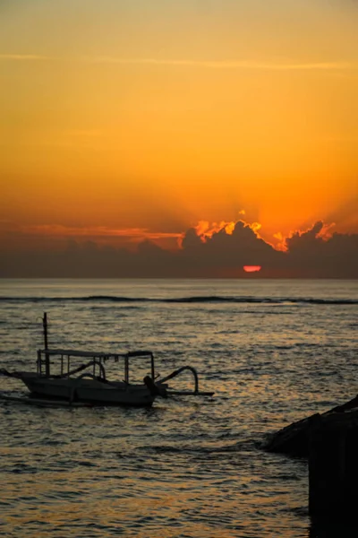 Nascer Sol Sanur Sindhu Beach Bali — Fotografia de Stock