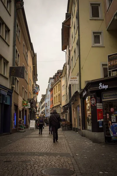 Prachtige Oude Binnenstad Van Zürich — Stockfoto