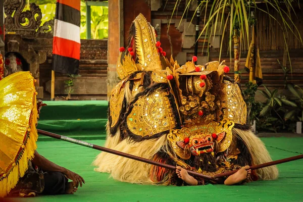Balinese Traditional Barong Dance Traditional Barong Dance Performances Portrayed His — Stock Photo, Image
