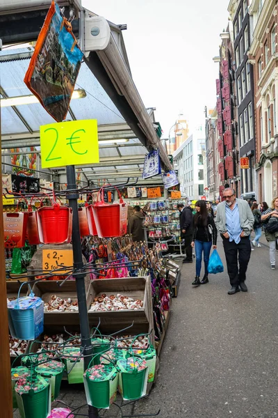 オランダ アムステルダム市の街並 — ストック写真
