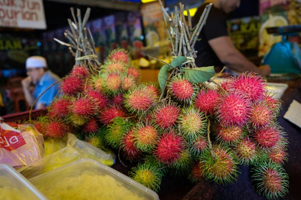 The rambutan is a medium-sized tropical tree in the family Sapindaceae. The name also refers to the edible fruit produced by this tree. The rambutan is native to Malaysia.