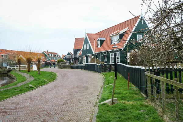 Malownicze Widoki Wieś Zaan Schaans Holandia — Zdjęcie stockowe