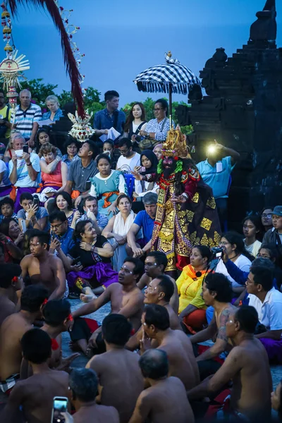 Kecak Fire Dance Jedním Balis Nejikoničtějších Uměleckých Představení Známý Pro — Stock fotografie