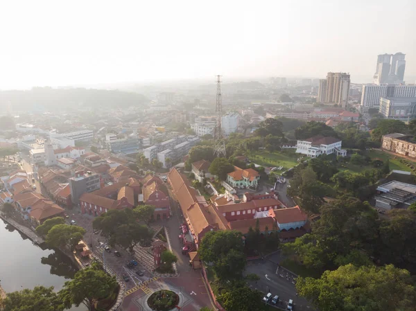 Αεροφωτογραφία Του Κτιρίου Stadthuys Malacca — Φωτογραφία Αρχείου