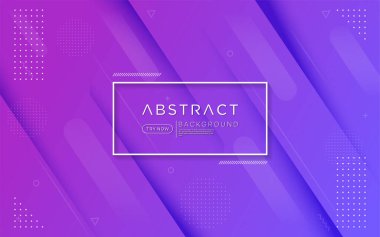 Soyut geometrik mor renkli arkaplan tasarımı. Modern arkaplan şablonu.