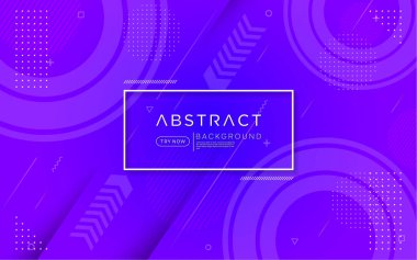 Soyut geometrik mor renkli arkaplan tasarımı. Modern arkaplan şablonu.