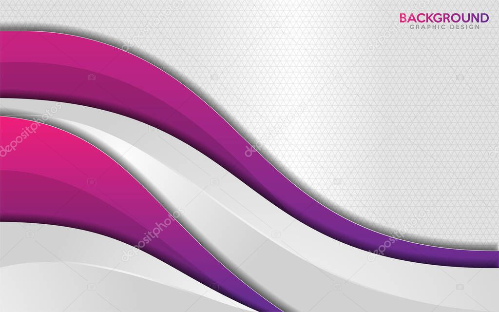 Modern dynamic with colorful gradient futuristic background design. Vector graphic illustration