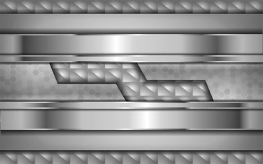 luxurious premium white abstract background with silver lines. Overlap textured layer design. Realistic light effect on textured background. Vector illustration template design.