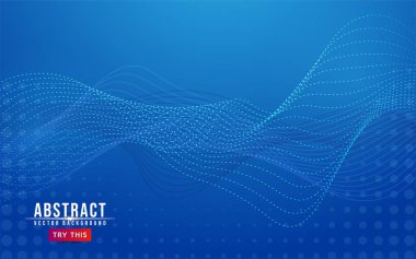 Soyut geometri modern arka planına sahip mavi minimalist gradyan. Arkaplan modern şablon tasarımı
