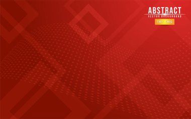 Soyut geometri modern arka planına sahip kırmızı minimalist gradyan. Arkaplan modern şablon tasarımı