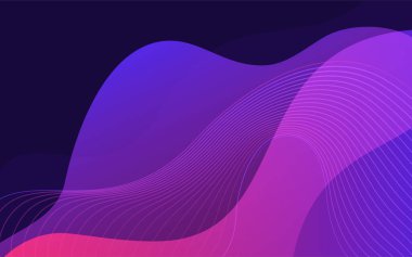 Modern gradyan renk kompozisyonu olan akıcı renkli dinamik arkaplan tasarımı. Grafik tasarım ögesi.