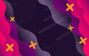 Yaratıcı dinamik modern mor ve donanma kombinasyon arka plan tasarımı. Grafik tasarım şablonu.