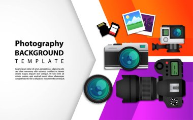 Yaratıcı modern arkaplan tasarımı fotoğrafçılık tema biçimi. Grafik tasarım ögesi.