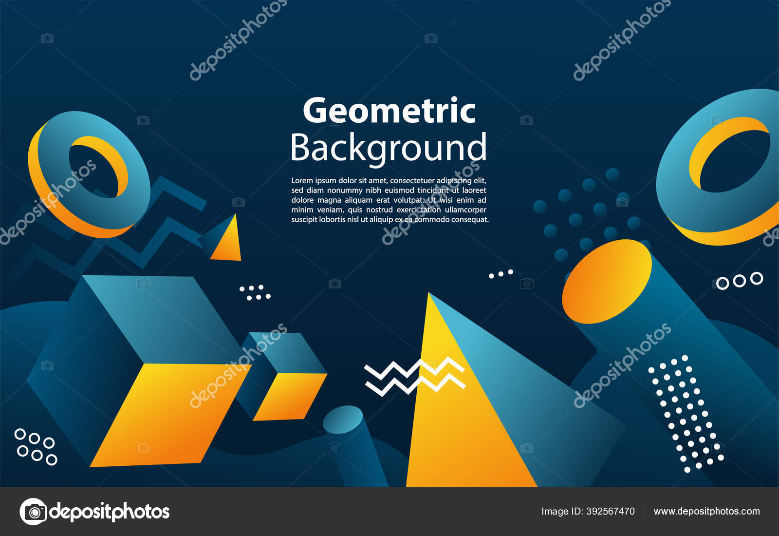 Abstract Geometric Background Modern Background Design Graphic Design Element Stock Vector Image