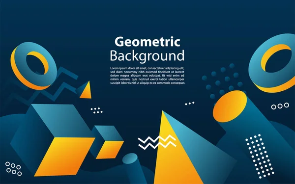 Fundo Geométrico Abstrato Design Fundo Moderno Elemento Design Gráfico — Vetor de Stock
