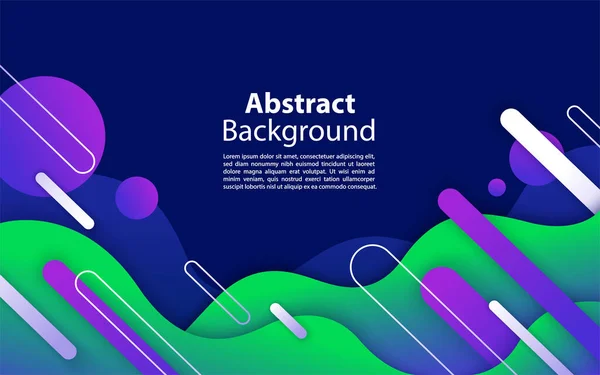 Abstrakter Hintergrund Mit Dynamischer Und Geometrischer Formkomposition Grafisches Gestaltungselement — Stockvektor