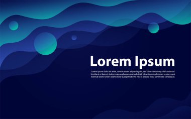 Soyut Arka plan Modern Dinamik Grafik Elementi. Vektör grafik illüstrasyonu