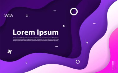Soyut Modern Dinamik Grafik Element Arkaplanı. Vektör grafik illüstrasyonu