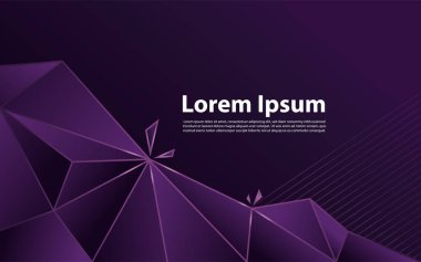 Soyut Arkaplan Geometrik Üçgen Çokgenleri. Vektör grafik illüstrasyonu