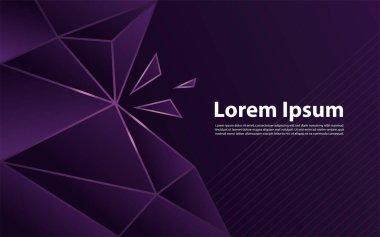 Soyut Arkaplan Geometrik Üçgen Çokgenleri. Vektör grafik illüstrasyonu