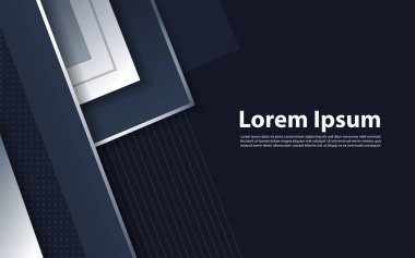 Siyah örtüşen katmanlı koyu soyut bir zemin. - Evet. Grafiksel element çizimi