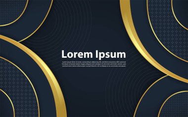 Dinamik lüks kağıt kesimi arkaplan, soyut dekorasyon, grafik tasarım ögesi