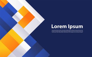 Geometrik arkaplan parlak renkler ve dinamik şekiller. Grafik tasarım ögesi