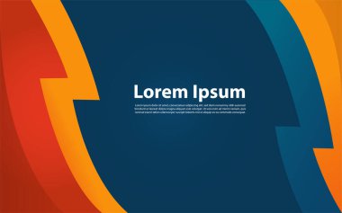 Modern geometrik arkaplanın vektörü. Vektör grafik illüstrasyonu