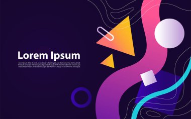 Soyut geometrik modern arkaplan tasarımcısı. Grafik tasarım ögesi.