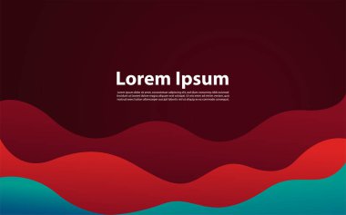 Renkli geometrik arka plan. Dinamik şekiller kompozisyonu. Grafik tasarım ögesi.