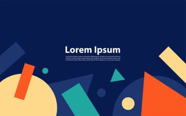 Üçgen soyut arkaplan. Renkli geometrik arka plan. Grafik tasarım ögesi