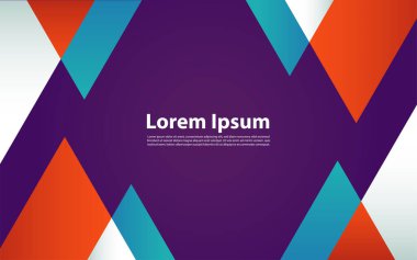 Renkli geometrik arka plan. Soyut geometrik üçgen arka plan. Grafik tasarım ögesi