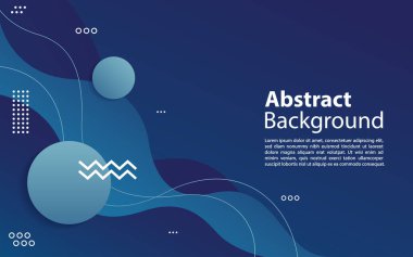 Dinamik mavi desenli arkaplan tasarımı. Mavi renkli. Grafik tasarım ögesi.