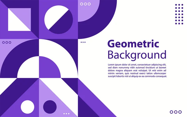 Geometrisk Bakgrund Enkla Former Med Trendiga Lutningar Grafiskt Designelement Vektorillustration — Stock vektor