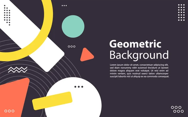 Fundo Isométrico Geométrico Colorido Abstrato Elemento Design Gráfico Ilustração Vetorial — Vetor de Stock