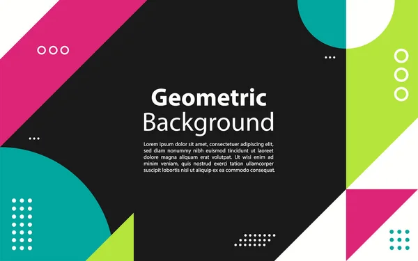 Fundo Isométrico Geométrico Colorido Abstrato Elemento Design Gráfico Ilustração Vetorial — Vetor de Stock